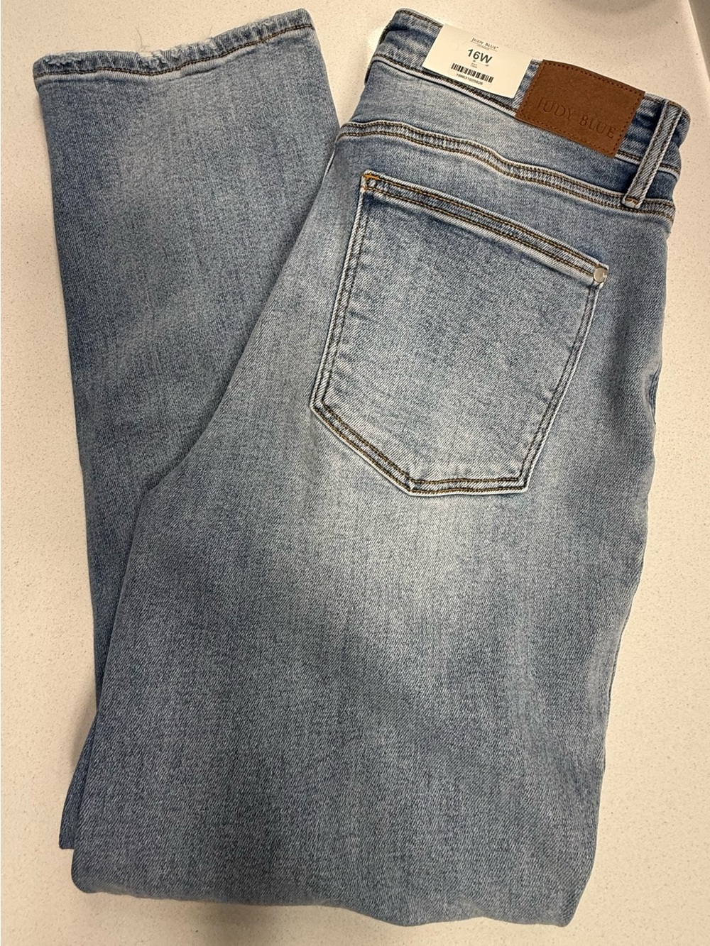 Judy Blue High Rise Ankle Straight Denim - Picture 4 of 4